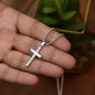 TO MY SON | STAINLESS CROSS NECKLACE | I WISH YOU NOTHING BUT JOY AND HAPPINESS