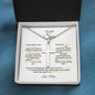 TO MY SON| STAINLESS CROSS NECKLACE| NEVER FORGET I LOVE YOU
