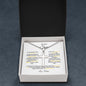 TO MY SON| STAINLESS CROSS NECKLACE| NEVER FORGET I LOVE YOU