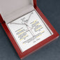 TO MY SON| STAINLESS CROSS NECKLACE| NEVER FORGET I LOVE YOU
