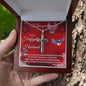 TO MY FIREFIGHTER HUSBAND | STAINLESS STEEL CROSS NECKLACE | HE WOULD GIVE HIS ANGELS CHARGE OVER YOU