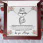 TO MY BONUS DAUGHTER | FOREVER LOVE NECKLACE | ITS AN HONOR