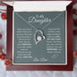 TO MY DAUGHTER FROM DAD | FOREVER LOVE NECKLACE | YOU ARE MORE PRECIOUS