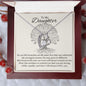 TO MY DAUGHTER | FOREVER LOVE NECKLACE | WE CAN WITHSTAND THE STRONGEST STORMS