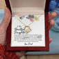 TO MY BEAUTIFUL DAUGHTER | FOREVER LOVE NECKLACE | ALWAYS KEEP ME IN YOUR HEART