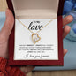 TO MY LOVE | FOREVER LOVE NECKLACE | I AM NOT PERFECT