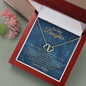 TO MY DAUGHTER | EVERLASTING LOVE NECKLACE| MY LAST BREATH