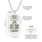 ENGRAVED DOG TAG NECKLACE | RIDE OR DIE