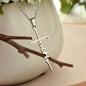 TO MY FIREFIGHTER WIFE | FAITH CROSS NECKLACE | HE WOULD GIVE HIS ANGELS CHARGE OVER YOU