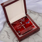 TO MY FIREFIGHTER WIFE | FAITH CROSS NECKLACE | HE WOULD GIVE HIS ANGELS CHARGE OVER YOU