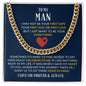 TO MY MAN | CUBAN LINK CHAIN | FIRST LOVE