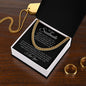 TO MY SOULMATE | CUBAN LINK CHAIN | I LOVE YOU