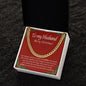 TO MY HUSBAND MERRY CHRISTMAS | CUBAN LINK CHAIN | LOVE IS FOR ALWAYS