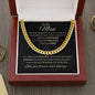 TO MY MAN | CUBAN LINK CHAIN | LOVE YOU FOREVER AND ALWAYS