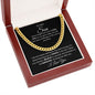 TO MY SON | CUBAN LINK CHAIN | BELIEVE
