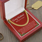 TO MY HUSBAND MERRY CHRISTMAS | CUBAN LINK CHAIN | LOVE IS FOR ALWAYS