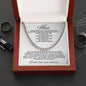 TO MY MAN | CUBAN LINK CHAIN | YOU ARE MY LIFE MY INSPIRATION MY STRENGTH MY SOULMATE