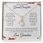 TO MY BEAUTIFULL GRANDDAUGHTER | ALLURING BEAUTY NECKLACE | YOU ARE MY LIFES BLESSING