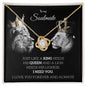 TO MY SOULMATE|LOVE KNOT NECKLACE| I NEED YOU