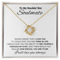 TO MY SMOKIN HOT SOULMATE | LOVE KNOT NECKLACE | NEVER FORGET THAT I LOVE YOU