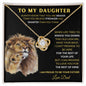 TO MY DAUGHTER | LOVE KNOT NECKLACE| I AM PROUD TO BE YOUR FATHER