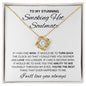 TO MY STUNNING SMOKING HOT SOULMATE | LOVE KNOT NECKLACE | YOU ARE THE BEST THING THAT HAPPENED TO ME