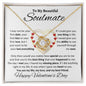 TO MY BEAUTIFUL SOULMATE | LOVE KNOT NECKLACE | MY BEST FRIEND