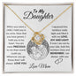 TO MY DAUGHTER | LOVE KNOT NECKLACE | YOU ARE MORE PERCIOUS TO ME
