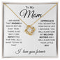 TO MY MOM | LOVE KNOT NECKLACE | I APPRECIATE YOU