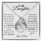 TO MY DAUGHTER | LOVE KNOT NECKLACE | YOU ARE MORE PERCIOUS TO ME