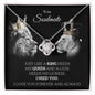 TO MY SOULMATE|LOVE KNOT NECKLACE| I NEED YOU