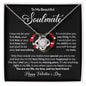 TO MY BEAUTIFUL SOULMATE | LOVE KNOT NECKLACE | YOU ARE MY LIFE