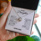 TO MY DAUGHTER | LOVE KNOT NECKLACE | YOU ARE CAPABLE OF ARCHIEVING ANYTHING