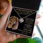TO MY DAUGHTER | LOVE KNOT NECKLACE| I AM PROUD TO BE YOUR FATHER