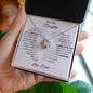 TO MY DAUGHTER | LOVE KNOT NECKLACE | LAUGH, LOVE, LIVE