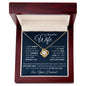 TO MY BEAUTIFUL WIFE | LOVE KNOT NECKLACE | I CANT LIVE WITHOUT YOU