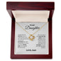 TO MY DAUGHTER | LOVE KNOT NECKLACE | YOU ARE CAPABLE OF ARCHIEVING ANYTHING