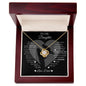 TO MY DAUGHTER | LOVE KNOT NECKLACE | NEVER FORGET