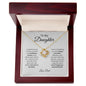TO MY DAUGHTER | LOVE KNOT NECKLACE| NEVER FORGET