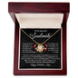 TO MY BEAUTIFUL SOULMATE | LOVE KNOT NECKLACE | YOU ARE MY LIFE