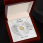 TO MY DAUGHTER | LOVE KNOT NECKLACE | LAUGH, LOVE, LIVE