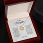 TO MY DAUGHTER | LOVE KNOT NECKLACE| NEVER FORGET