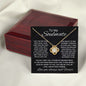 TO MY SOULMATE | LOVE KNOT NECKLACE | I FOUND MY MISSING PIECE