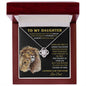 TO MY DAUGHTER | LOVE KNOT NECKLACE| I AM PROUD TO BE YOUR FATHER