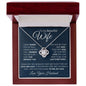 TO MY BEAUTIFUL WIFE | LOVE KNOT NECKLACE | I CANT LIVE WITHOUT YOU