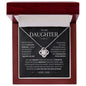 TO MY DAUGHTER | LOVE KNOT NECKLACE | YOU ARE BRAVER THAN YOU BELIEVE