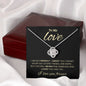 TO MY LOVE | LOVE KNOT NECKLACE | I AM NOT PERFECT