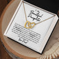 TO MY BEAUTIFUL DAUGHTER | INTERLOCKING NECKLACE | YOU ARE BRAVER