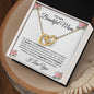 TO MY BEAUTIFUL MOM | INTERLOCKING HEARTS NECKLACE | I LOVE YOU