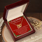 TO MY SOULMATE | INTERLOCKING HEARTS NECKLACE | LOVE IS FOR ALWAYS